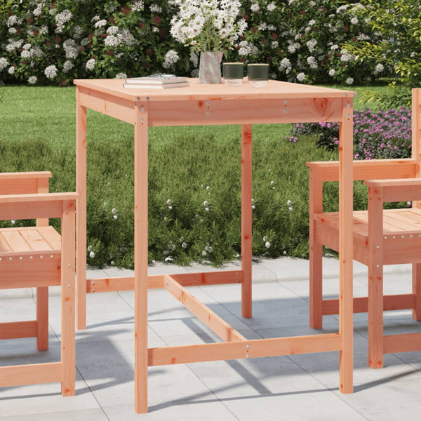 Garden table 121x82.5x110 cm solid douglas wood