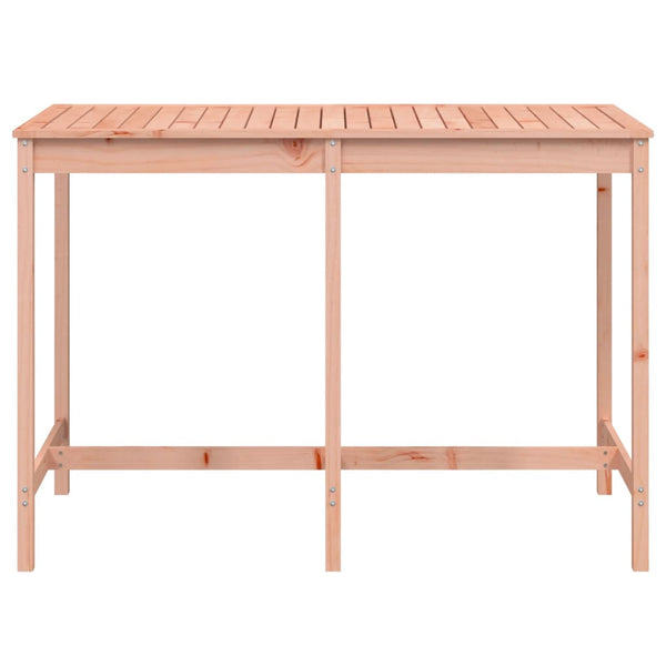 Garden table 159.5x82.5x110 cm solid douglas wood