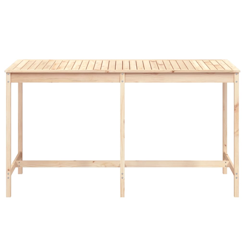 Garden table 203.5x90x110 cm solid pine wood