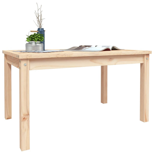 Garden table 82.5x50.5x45 cm solid pine wood