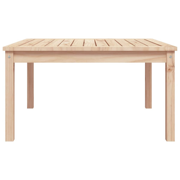 Garden table 82.5x82.5x45 cm solid pine wood