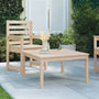 Garden table 82.5x82.5x45 cm solid pine wood