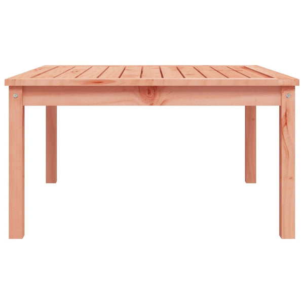 Mesa de jardín 82,5x82,5x45 cm madera maciza de douglas