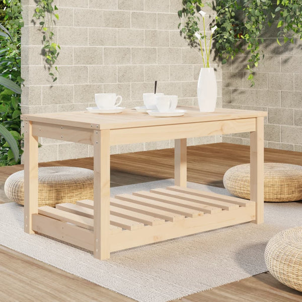Mesa de jardim 82,5x50,5x45 cm madeira de pinho maciça