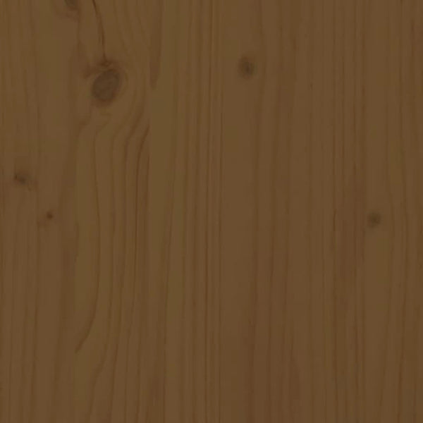 Mesa de jardín 82,5x50,5x45cm madera maciza de pino marrón miel