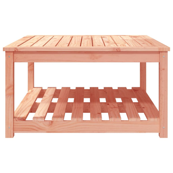 Mesa de jardín 82,5x82,5x45 cm madera maciza de douglas