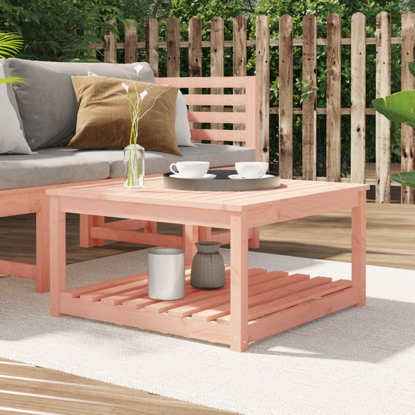 Garden table 82.5x82.5x45 cm solid douglas wood