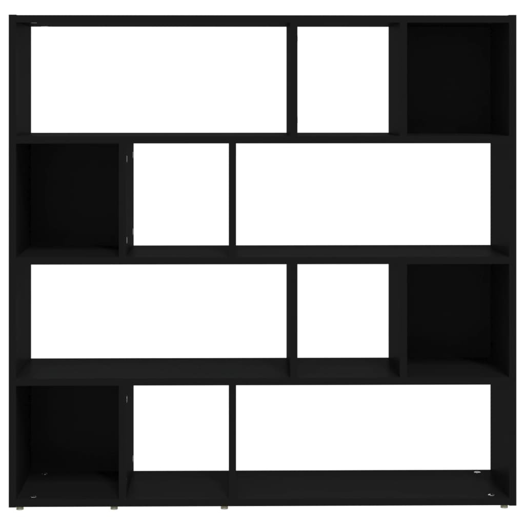 Bookcase/divider 105x24x102 cm black