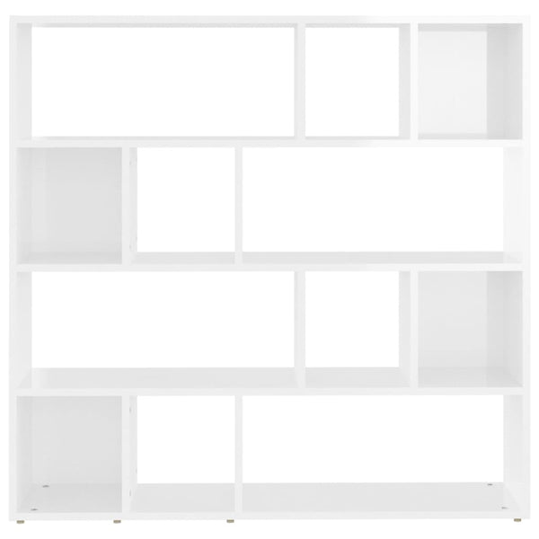 Librería/divisor 105x24x102 cm blanco brillo