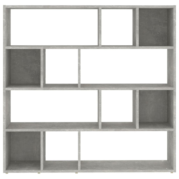 Bookcase/divider 105x24x102 cm cement gray