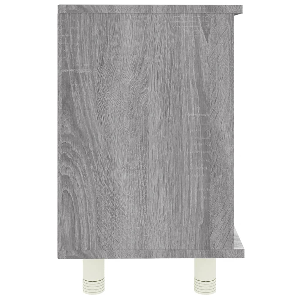 Mueble WC 60x32x53,5 cm fabricado en madera gris sonoma