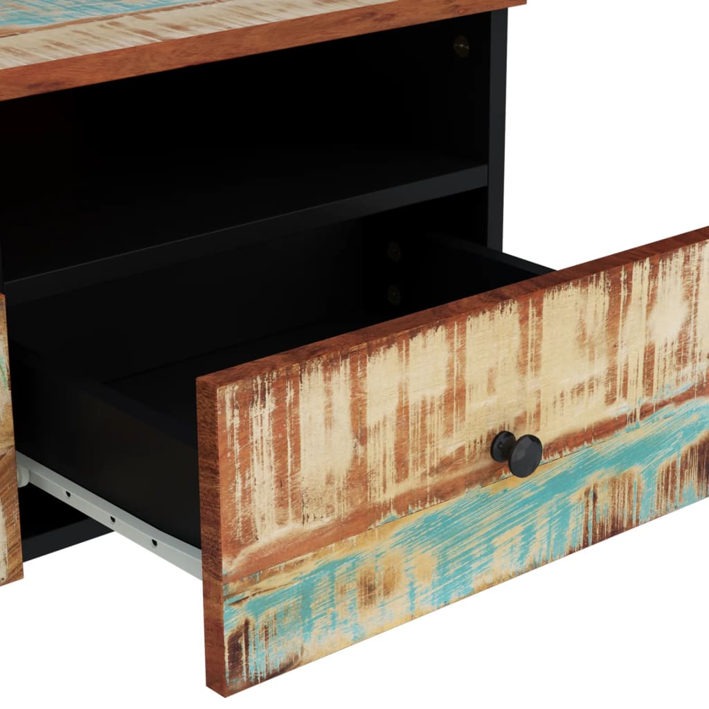 Mesa de centro 80x54x40 cm madeira recuperada/derivados madeira