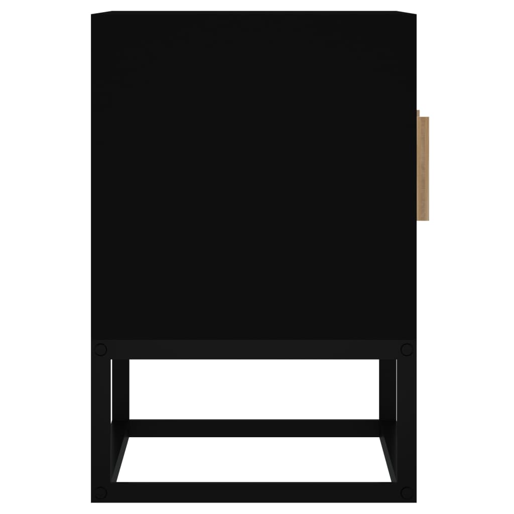 Móvel de TV 105x30x45 cm derivados de madeira e ferro preto