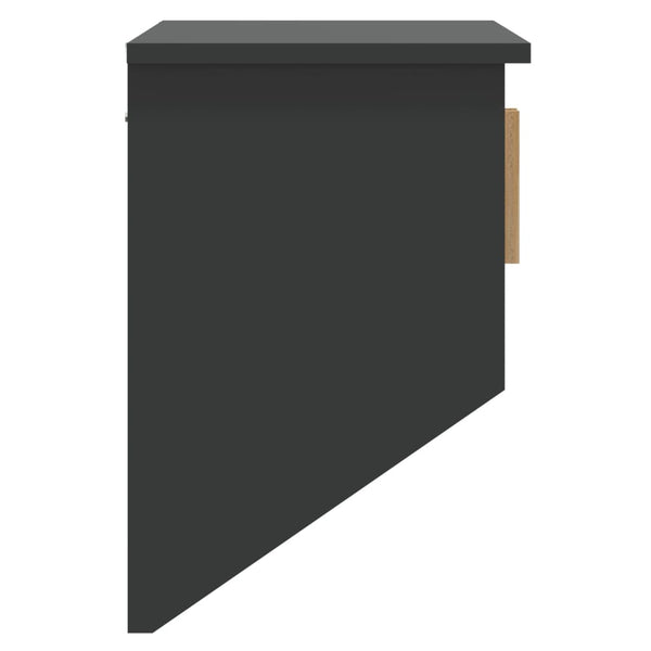 Bengaleiro parede c/ ganchos 80x24x35,5 cm deriv. madeira preto