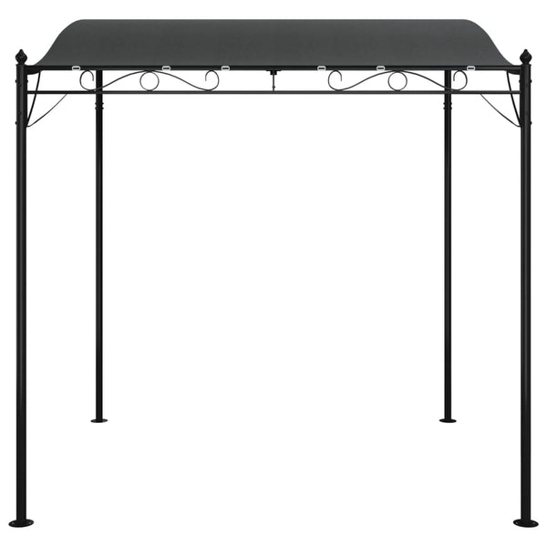 Toldo 2x2,3 m 180 g/m² tecido e aço antracite