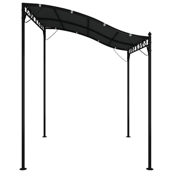 Toldo 2x2,3 m 180 g/m² tecido e aço antracite