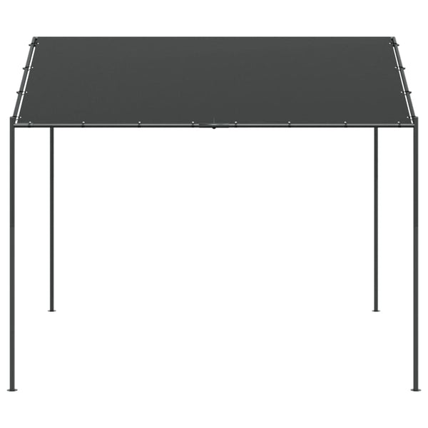 Tenda com toldo 3x3 m aço e tecido antracite