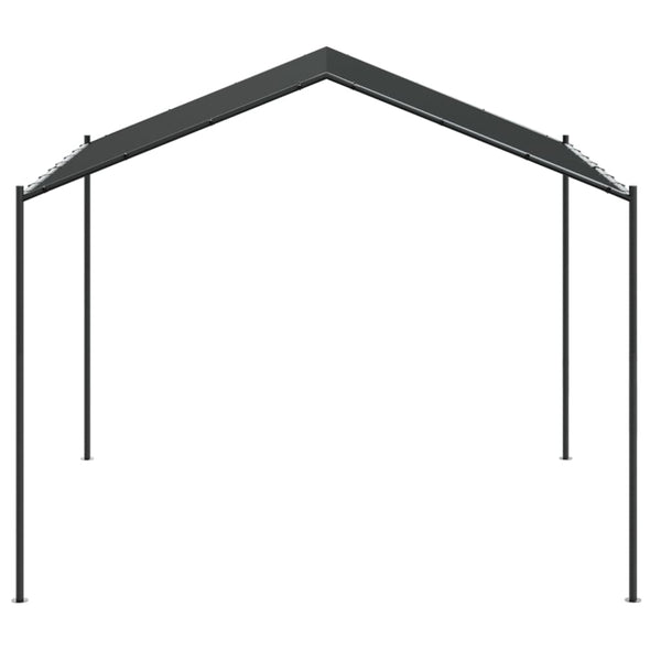 Tenda com toldo 3x3 m aço e tecido antracite