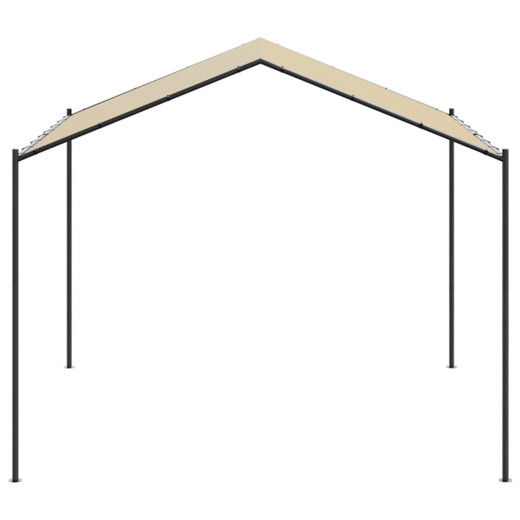 Tenda com toldo 3x3 m aço e tecido bege