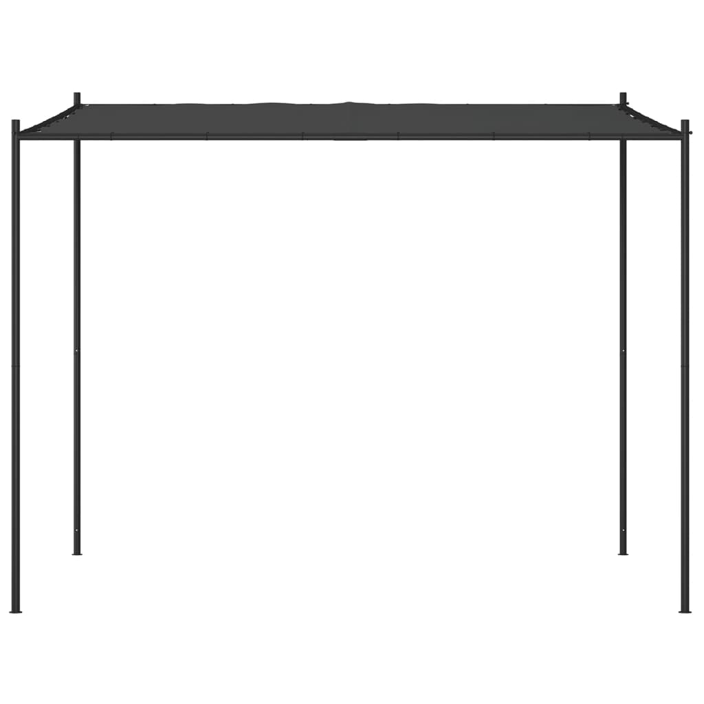 Gazebo 3x3 m 180 g/m² tecido e aço antracite