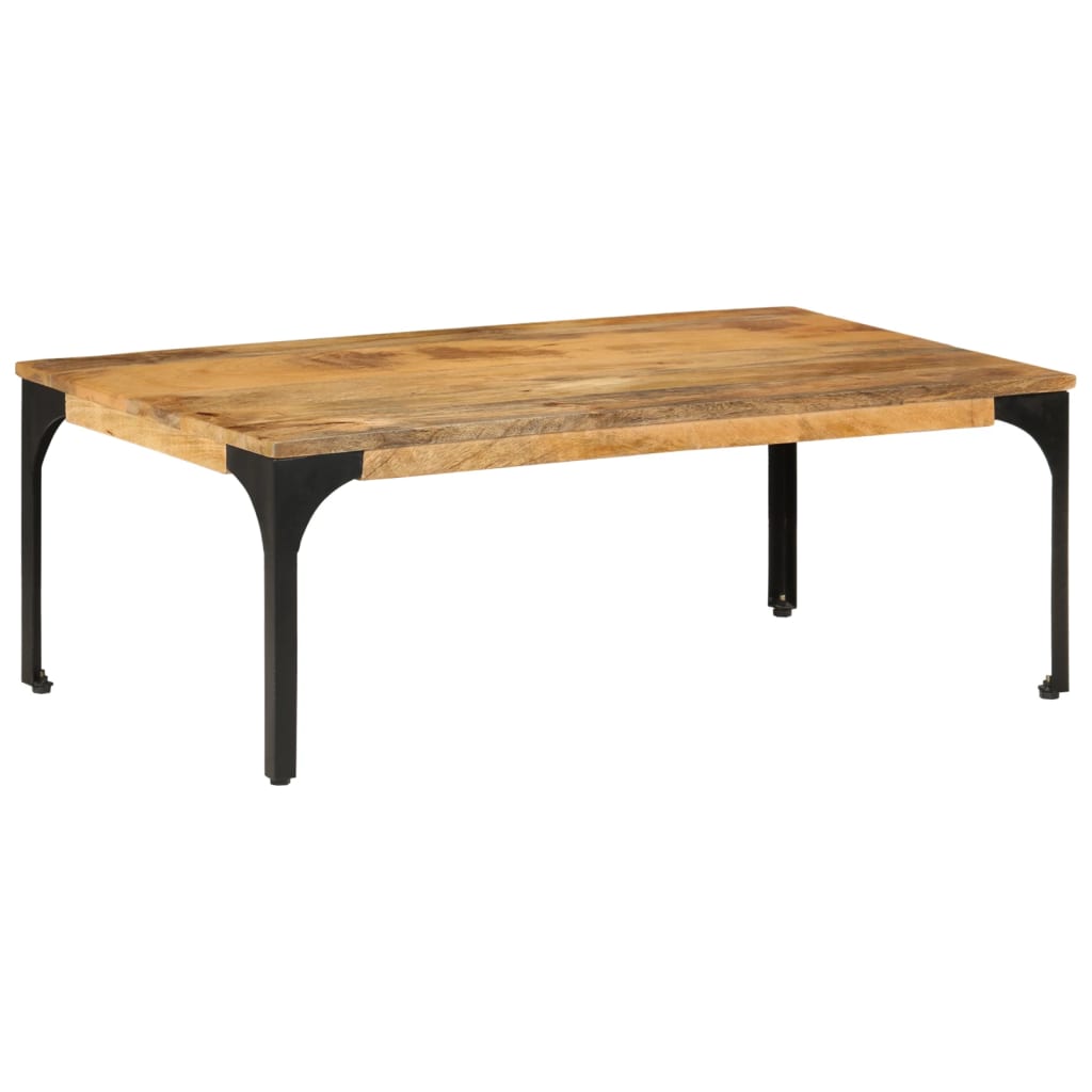 Mesa de centro 100x55x35 cm madeira de mangueira maciça