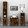 WC cabinet 30x30x100 cm smoked oak wood-based