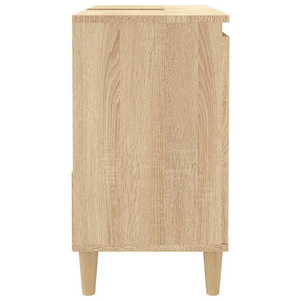 WC cabinet 65x33x60 cm made from sonoma oak wood