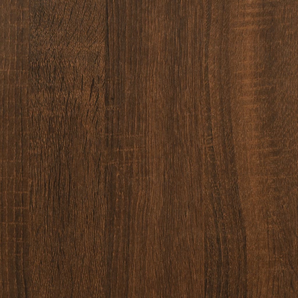 Mueble de baño 65x33x60 cm madera roble marrón