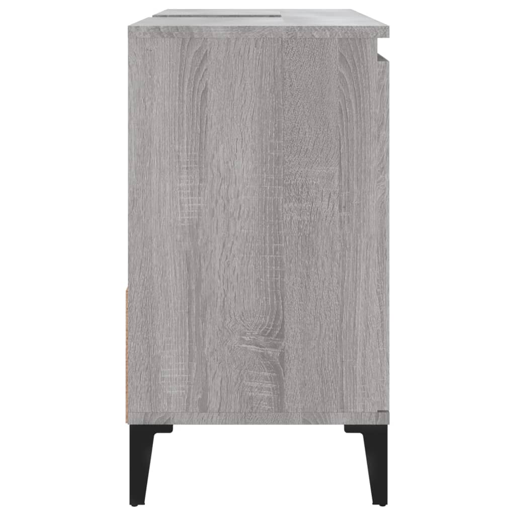 Armário WC 65x33x60 cm derivados de madeira sonoma cinzento