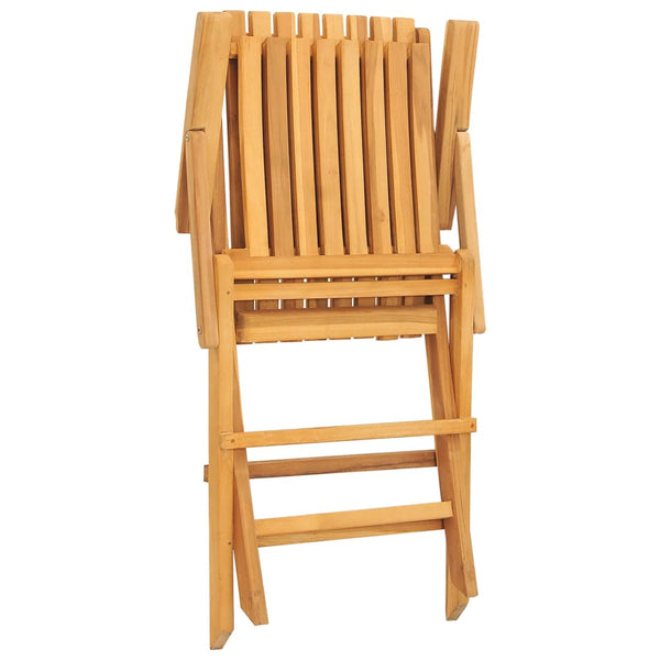 Cadeiras de jardim dobráveis 2 pcs 61x67x90 cm teca maciça