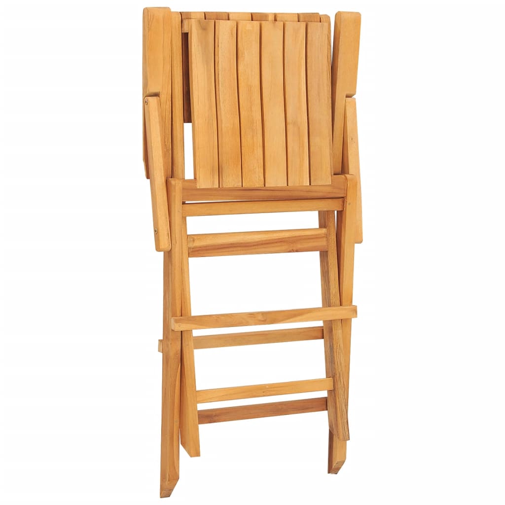 Cadeiras de jardim dobráveis 2 pcs 55x61x90 cm teca maciça