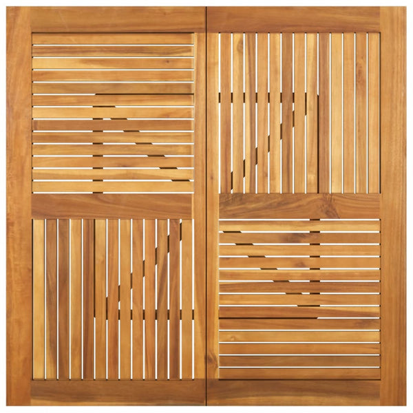 Mesa de jardim 110x110x75 cm madeira de acácia maciça