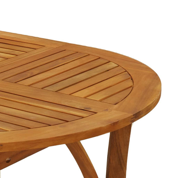 Mesa de jardim 200x90x75 cm madeira de acácia maciça