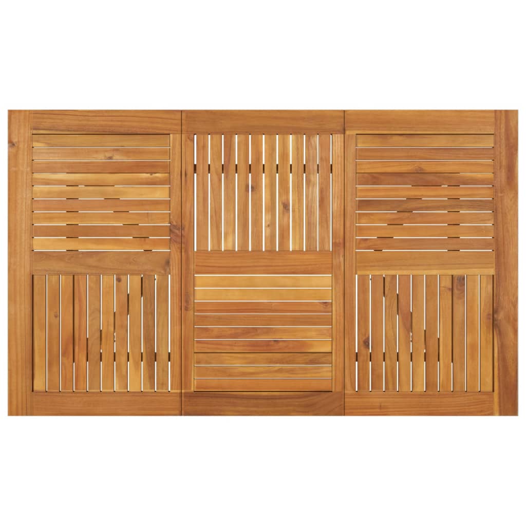 Mesa de jardim 150x90x75 cm madeira de acácia maciça