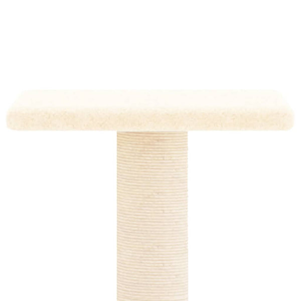 Árvore para gatos c/ postes arranhadores sisal 73 cm cor creme