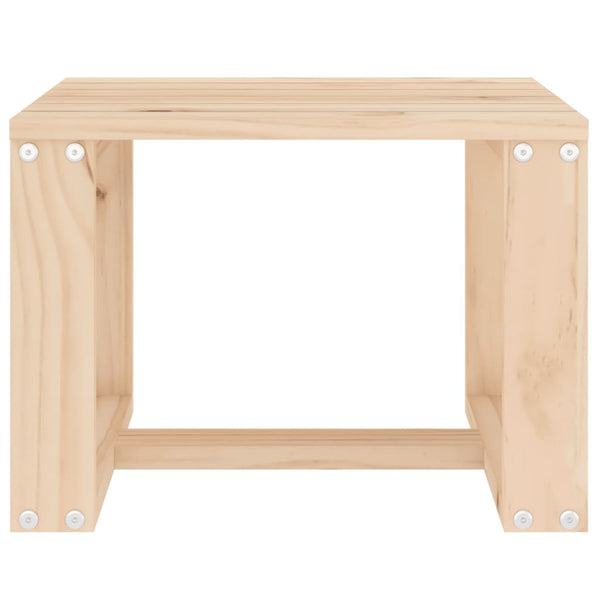 Mesa de apoio p/ jardim 40x38x28,5 cm madeira de pinho maciça