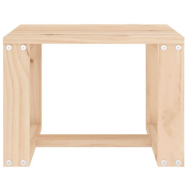 Garden side table 40x38x28.5 cm solid pine wood