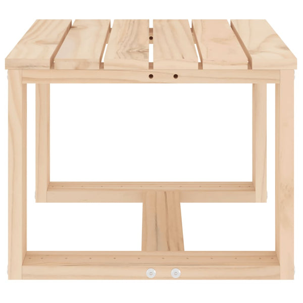 Garden side table 40x38x28.5 cm solid pine wood