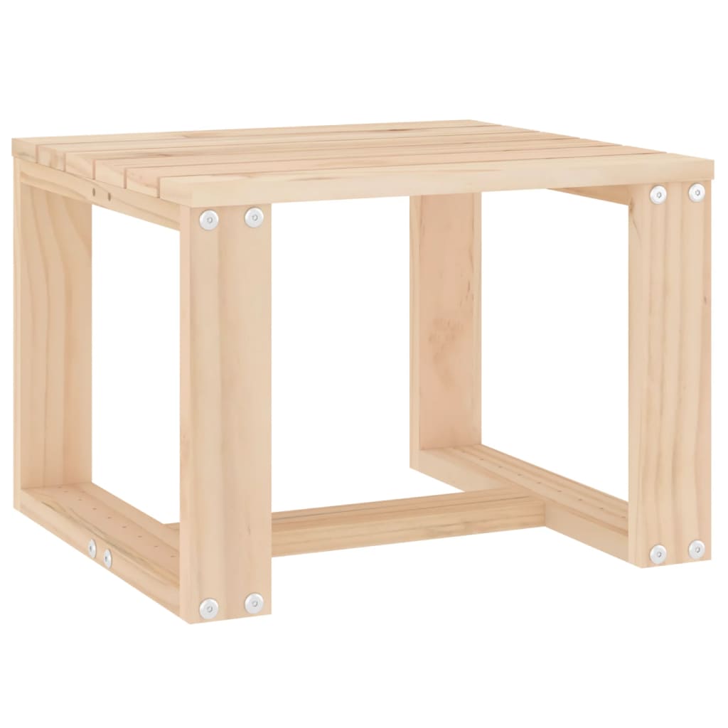 Garden side table 40x38x28.5 cm solid pine wood