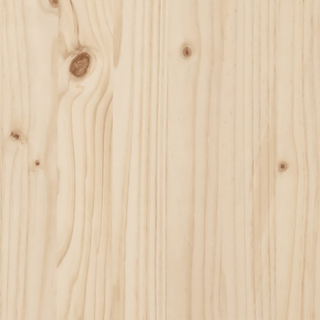 Mesa auxiliar de jardín 40x38x28,5 cm madera maciza de pino