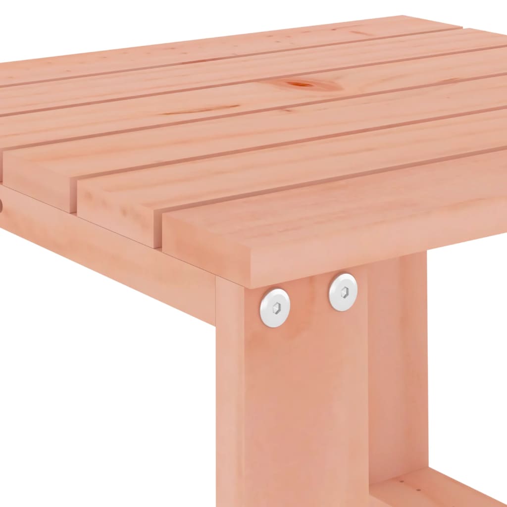 Mesa auxiliar de jardín 40x38x28,5 cm madera maciza de Douglas