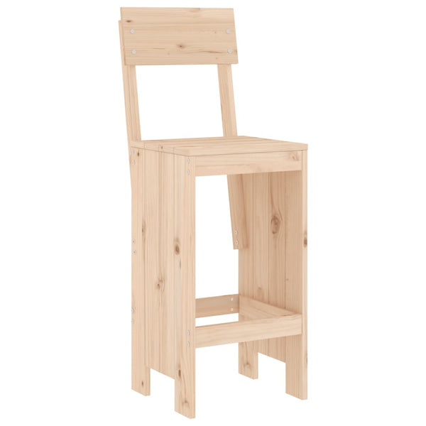Bar chairs 2 pcs 40x48.5x115.5 cm solid pine wood