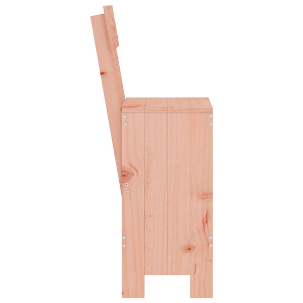 Sillas de bar 2 piezas 40x48,5x115,5cm madera maciza Douglas