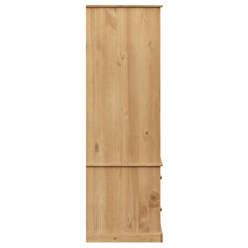Roupeiro VIGO 90x55x176 cm madeira de pinho maciça