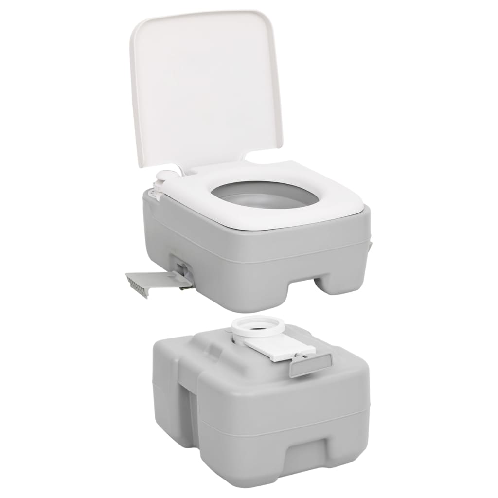 Conjunto sanita portátil com lavatório para campismo