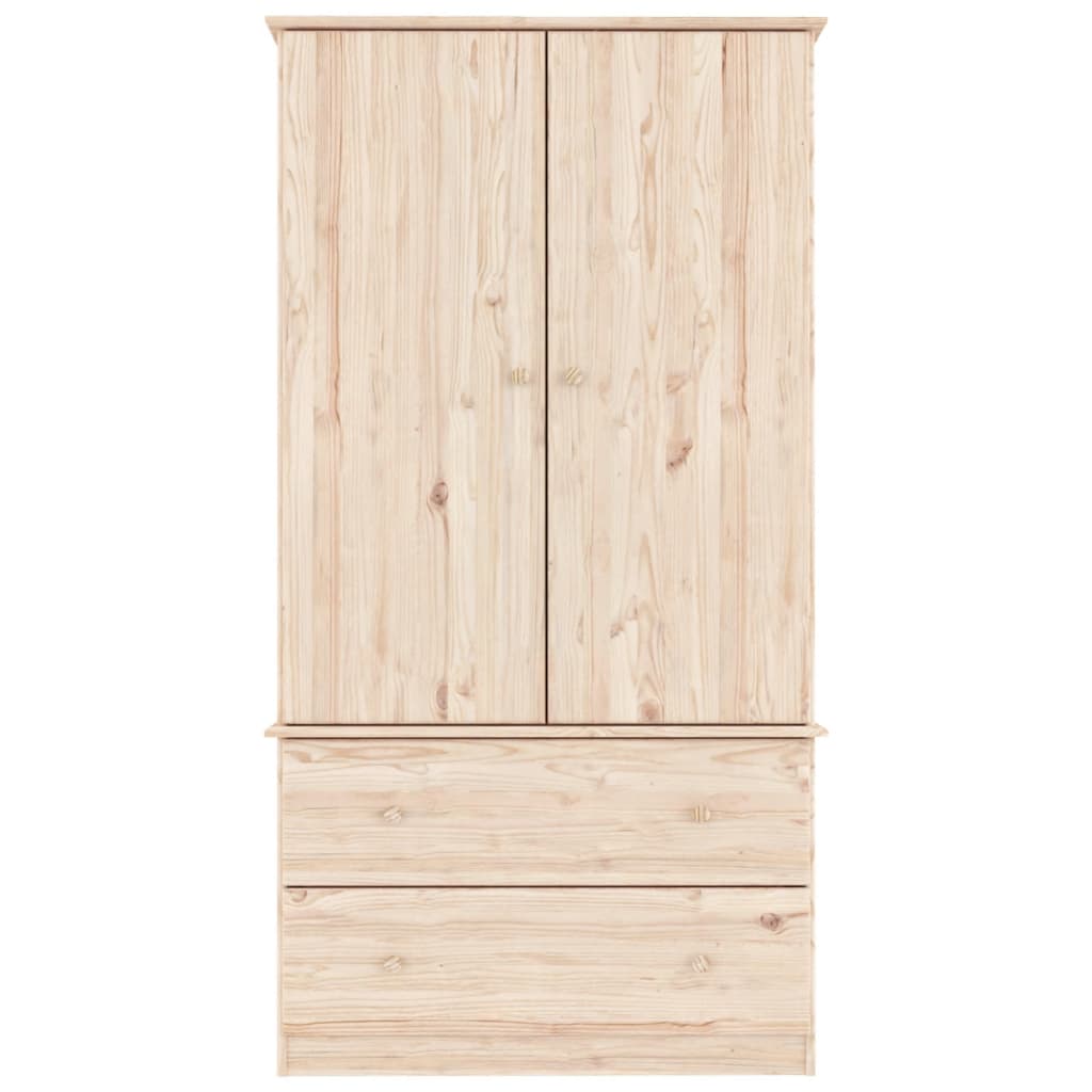 Roupeiro ALTA 90x55x170 cm madeira de pinho maciça