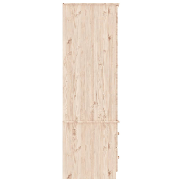 Roupeiro ALTA 90x55x170 cm madeira de pinho maciça