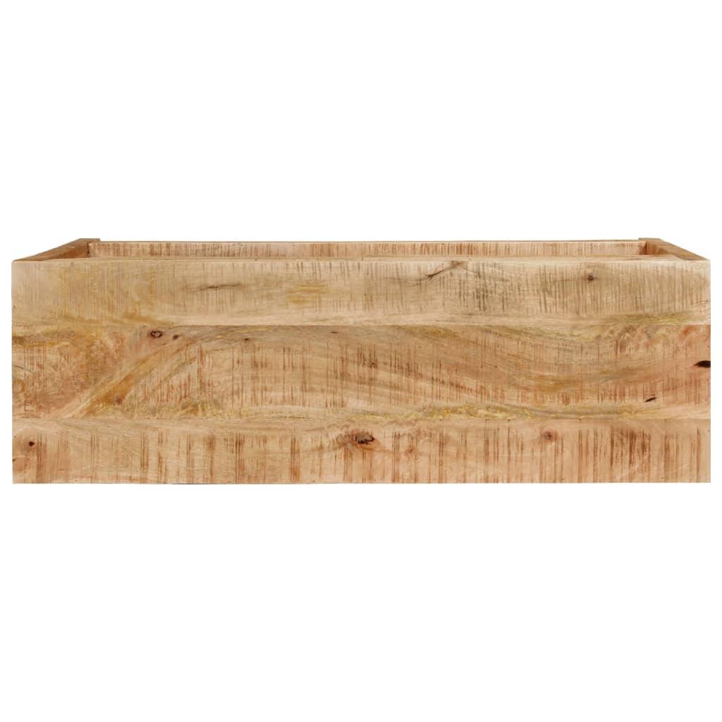 Mesa consola c/ 2 gavetas 110x35x75 cm madeira mangueira maciça