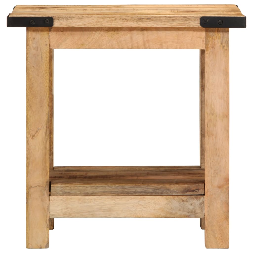 Mesa de apoio 40x30x40 cm madeira de mangueira áspera maciça