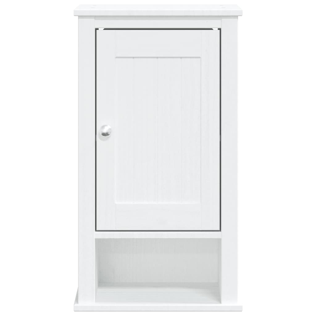 Móvel de parede p/ WC BERG 40x27x71,5 cm pinho maciço branco